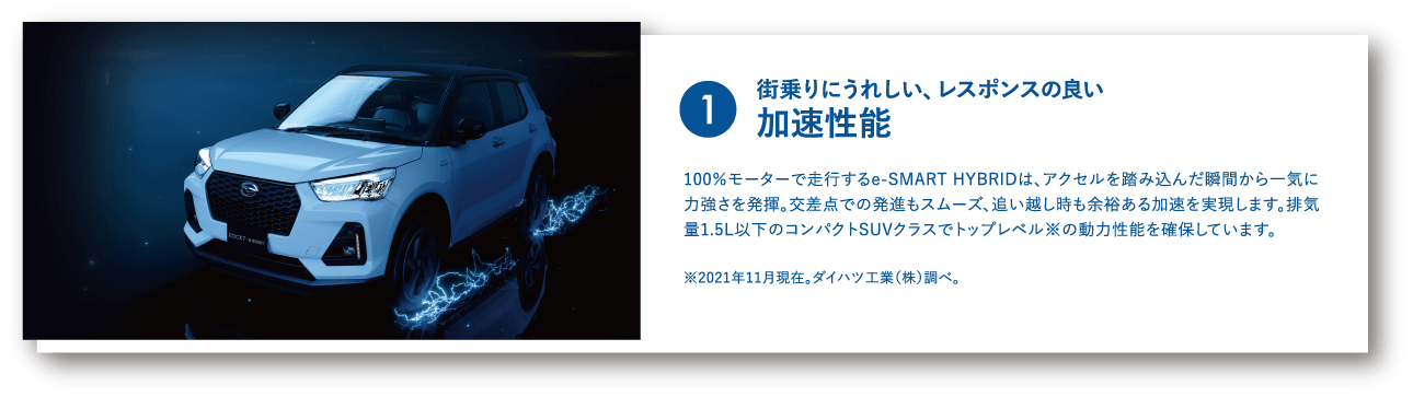 1.街乗りにうれしい、レスポンスの良い加速性能