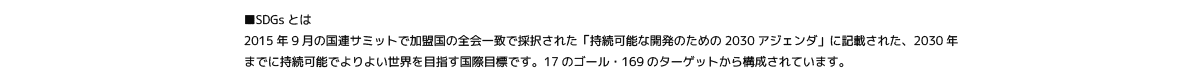 SDGsとは