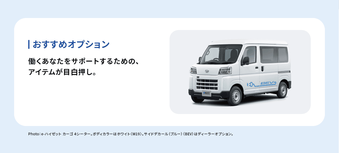 おすすめオプション