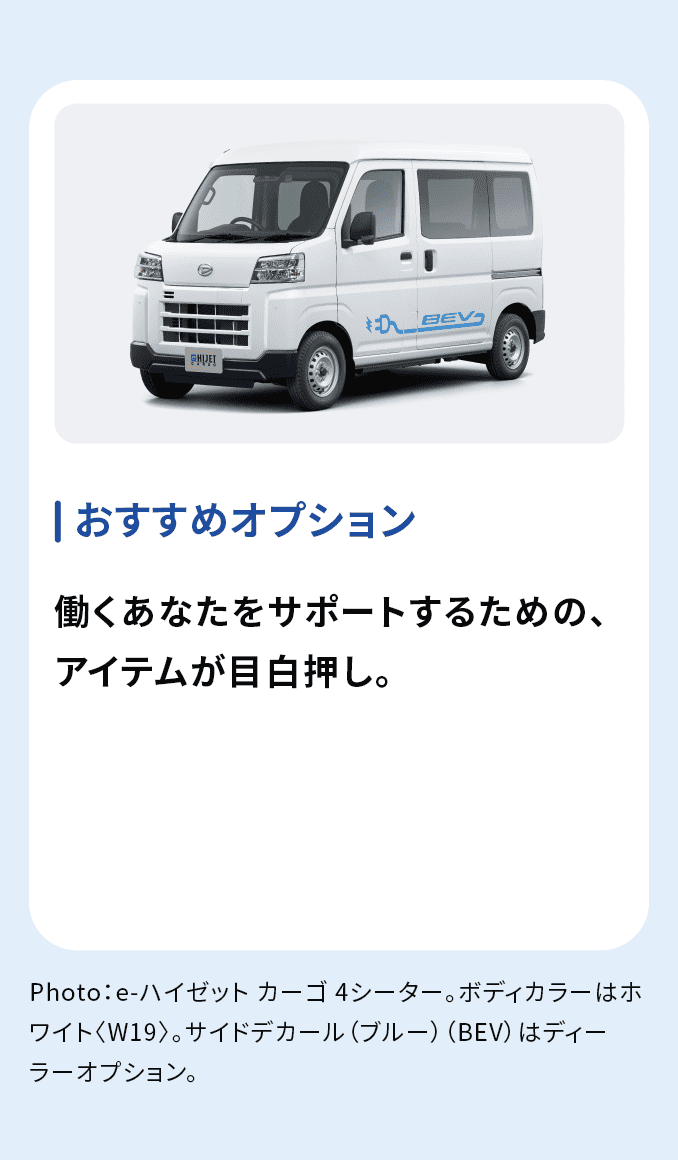 おすすめオプション