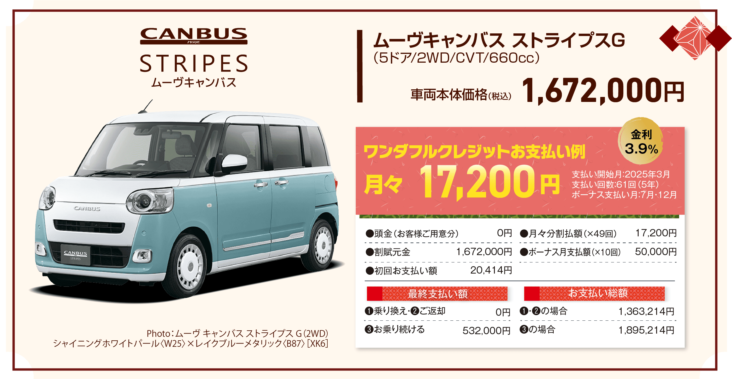 大初夢フェア 1/4~13 | 宮崎ダイハツ販売株式会社