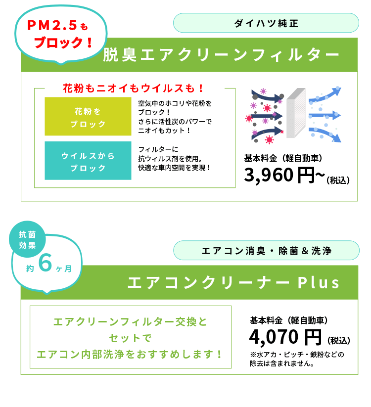 クリーンインテリアパック